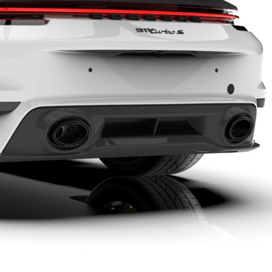 Porsche 911 (992) Carbon Fiber Rear Diffuser – OEM Fitment