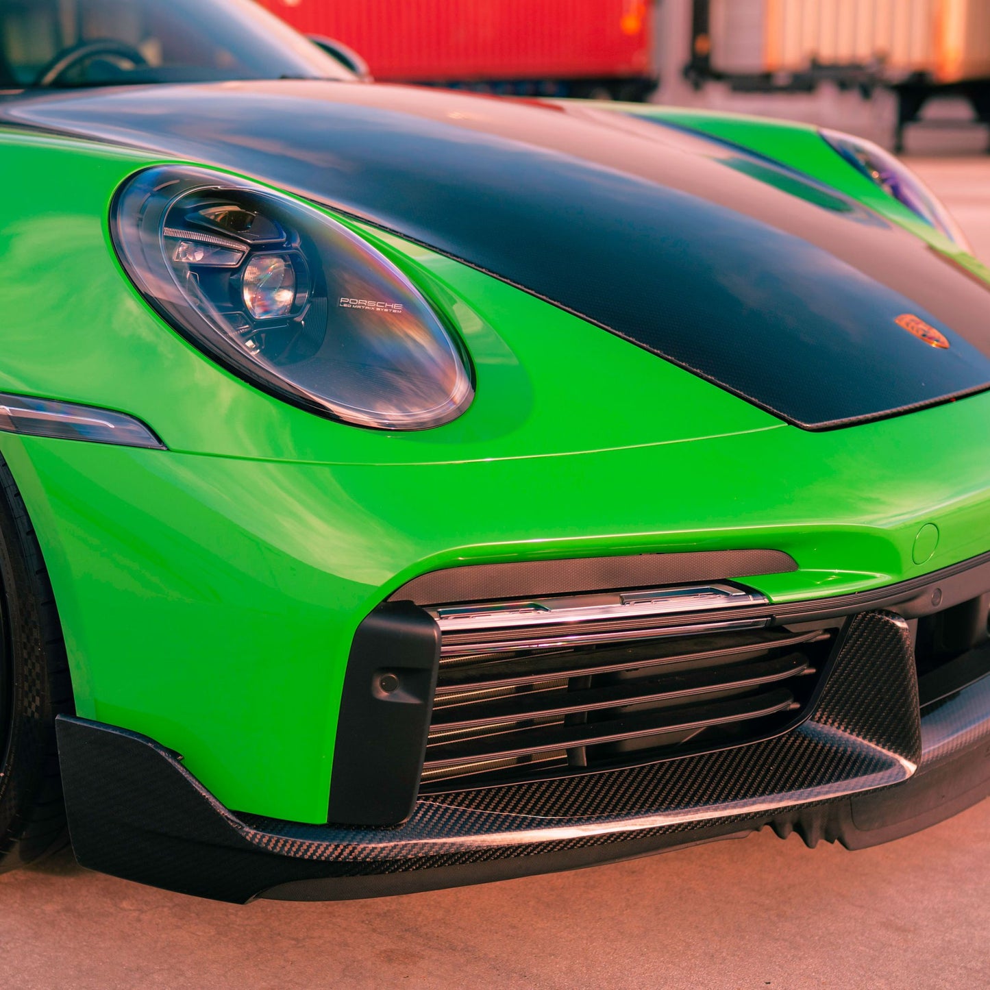 Porsche 911 (992) Carbon Fiber Front Aero Spoiler – OEM Fitment