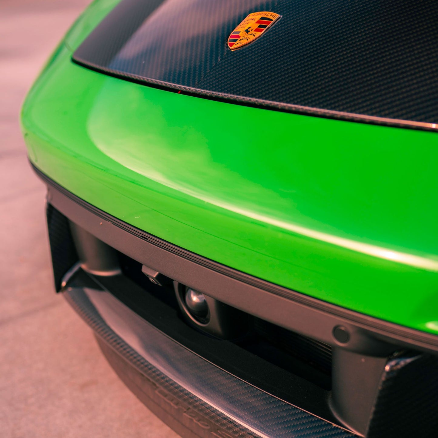 Porsche 911 (992) Carbon Fiber Front Aero Spoiler – OEM Fitment