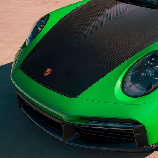 Porsche 911 (992) Carbon Fiber Hood – OEM Fitment