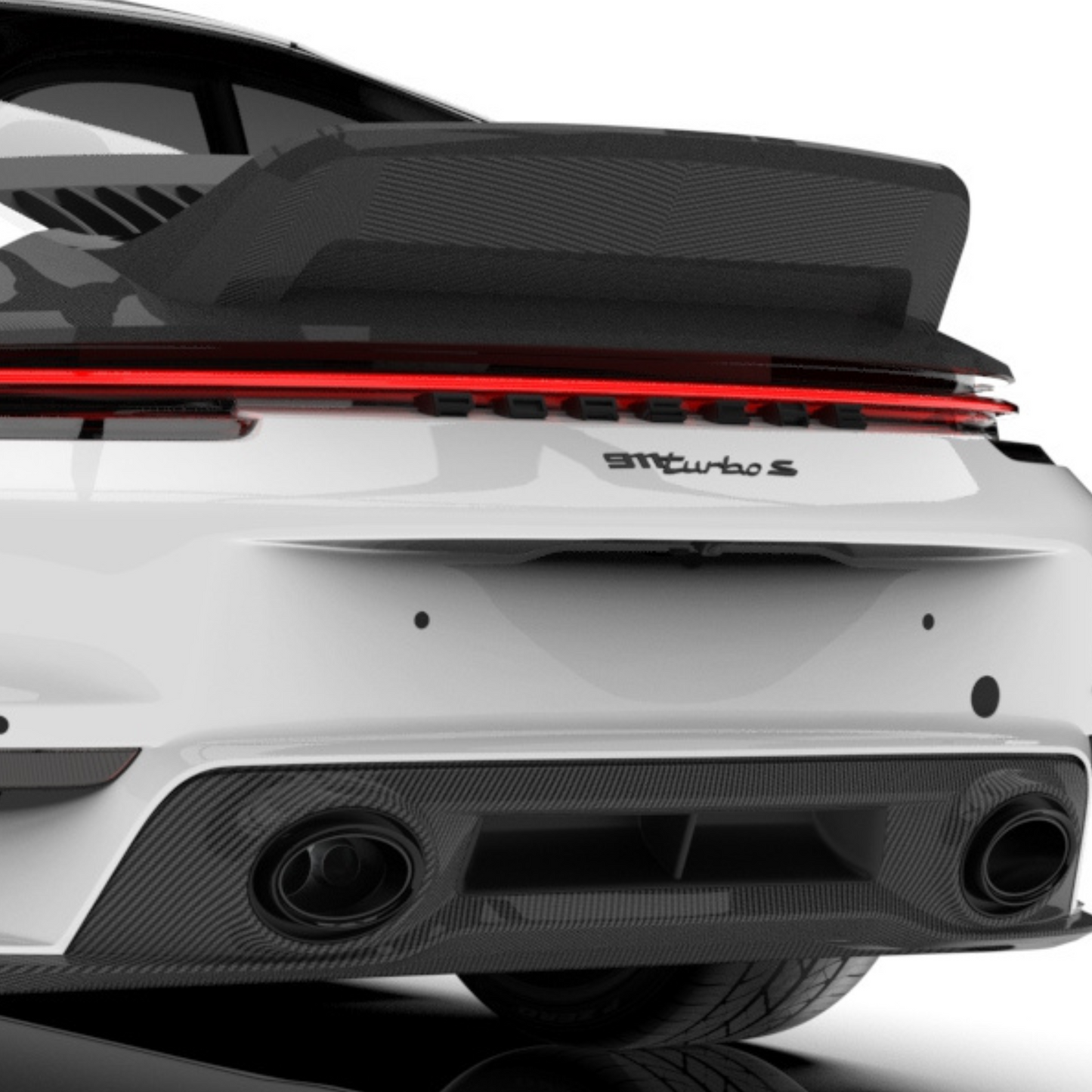 Porsche 911 (992) Carbon Fiber Bespoke Ducktail Spoiler– OEM Fitment